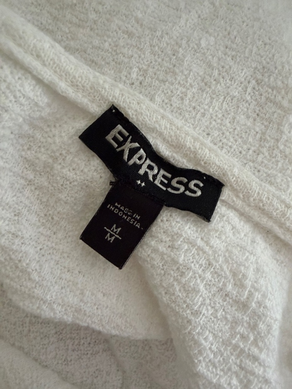 Express White Tie-Shoulder Camisole - Picture 2 of 2